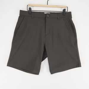 Reigning Champ Shorts Mens 32 Charcoal Gray Polyester Tech Performance Chino